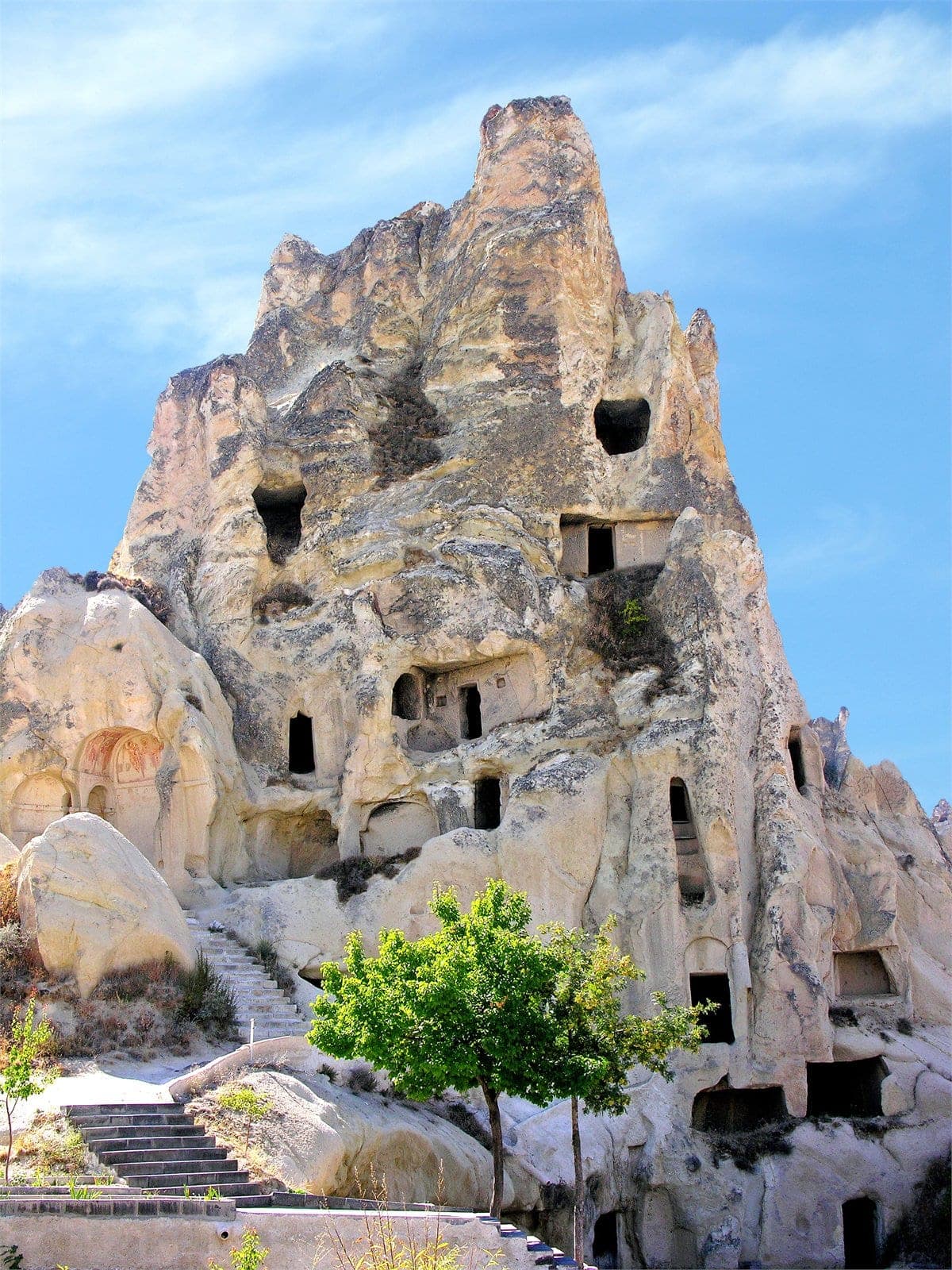 Ancient rock-cut architecture recording centuries of Cappadocian history